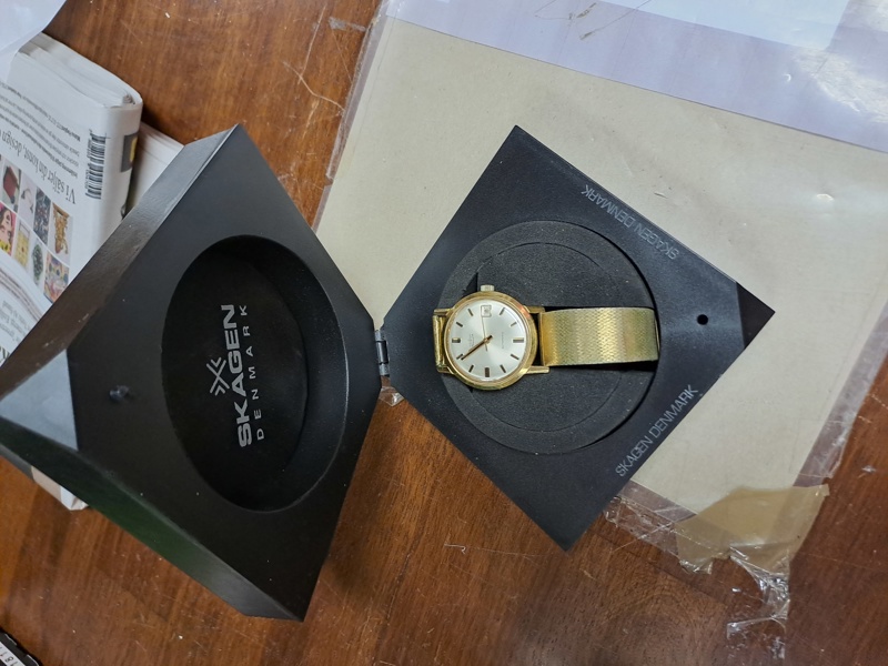 56 Guldklocka 18 k Perfecta automatic